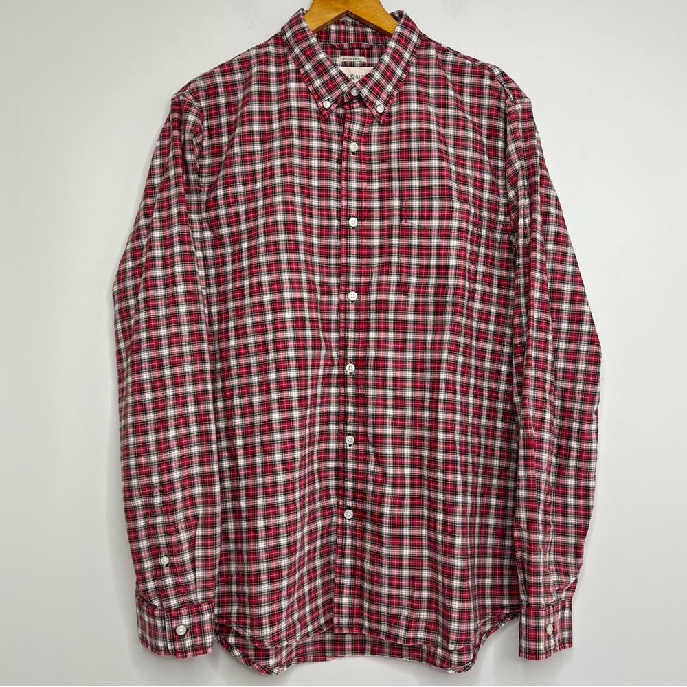 Denim & Supply Ralph Lauren Plaid Checkered Flannel Button Down Shirt Large
